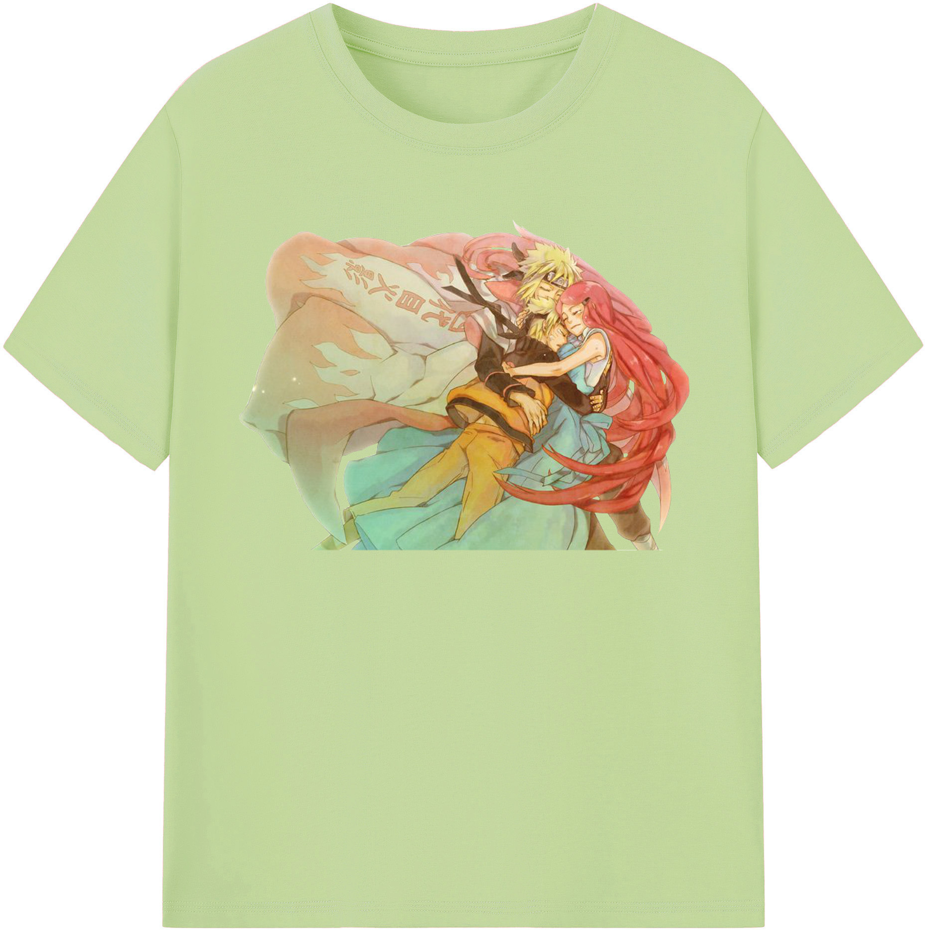 （画像用） NARUTO -ナルト- うずまき ナルト Uzumaki Naruto 綿100％半袖Tシャツ（フロントプリント）